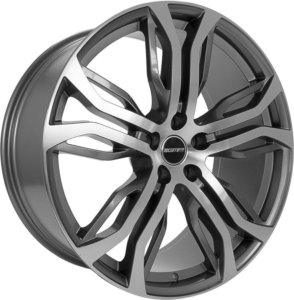 GMP Dynamik anthracite polished Alufelge 9.5x21 Zoll ET35 LK 5x108 ML63.4