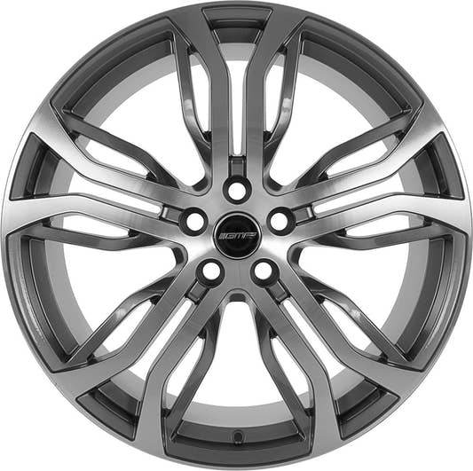 GMP Dynamik anthracite polished Alufelge 9.5x21 Zoll ET35 LK 5x108 ML63.4 – Bild 2