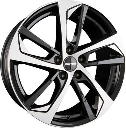 GMP Italia Katana Black Diamond Alufelge 8x18 Zoll ET45 LK 5x108 ML63.4 – Bild 2