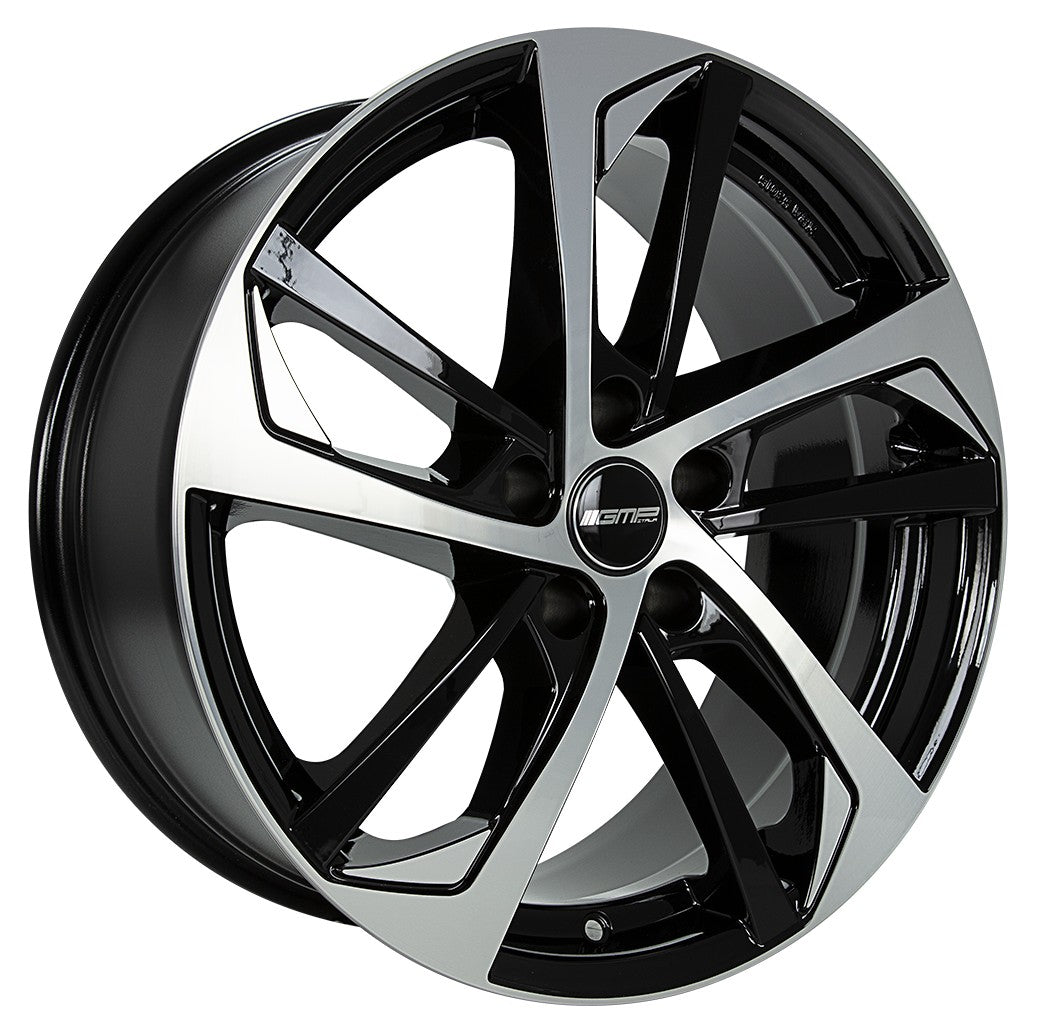 GMP Katana black polished Alufelge 8x19 Zoll ET45 LK 5x112 ML66.6
