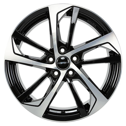 GMP Katana black polished Alufelge 8x19 Zoll ET45 LK 5x112 ML66.6 – Bild 2