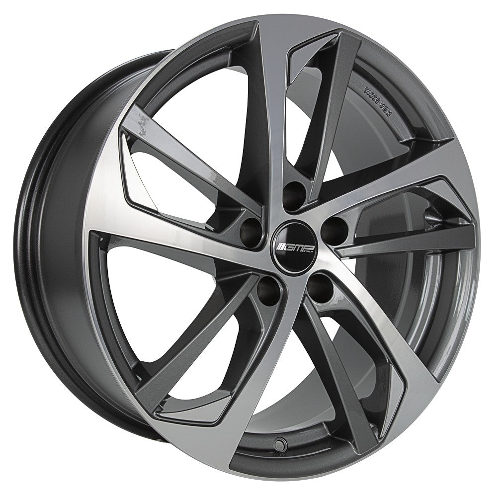 GMP Katana anthracite polished Alufelge 8.5x19 Zoll ET25 LK 5x112 ML66.6