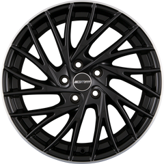 GMP Italia Enigma Matt Black Diamond Lip Alufelge 8x18 Zoll ET35 LK 5x112 ML66.6