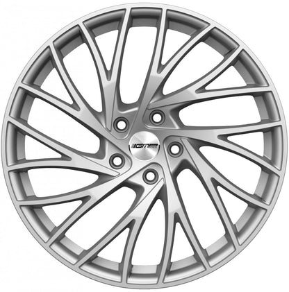 GMP Enigma satin silver Alufelge 8x18 Zoll ET45 LK 5x108 ML75 – Bild 2