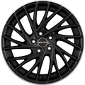 GMP Italia Enigma Matt Black Diamond Lip Alufelge 8x18 Zoll ET45 LK 5x112 ML75