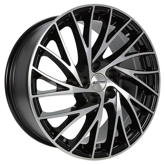 GMP Enigma black polished Alufelge 9x18 Zoll ET44 LK 5x112 ML75