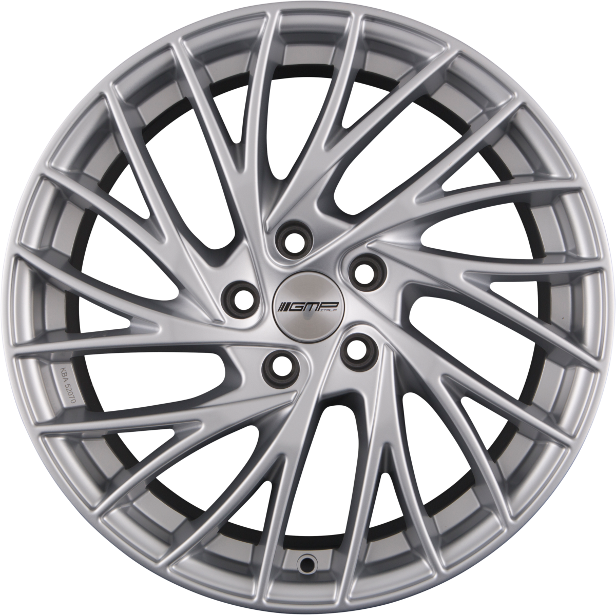 GMP Italia Enigma Satin Silver Alufelge 8x19 Zoll ET30 LK 5x112 ML75
