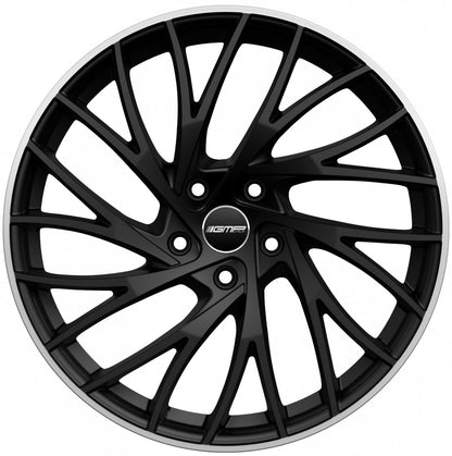 GMP Enigma matt black diamond lip Alufelge 9x19 Zoll ET35 LK 5x112 ML66.6 – Bild 2