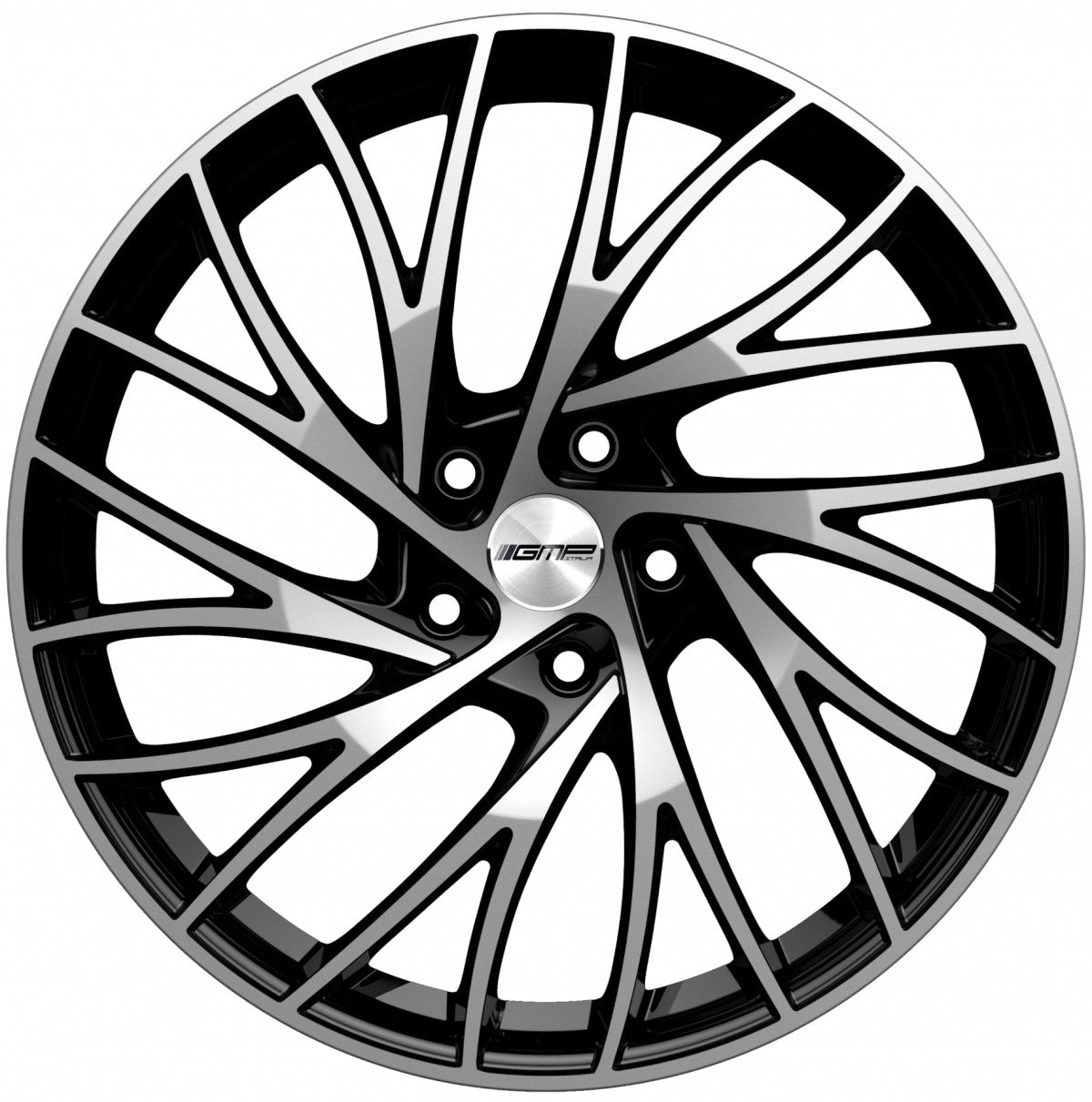 GMP Enigma black polished Alufelge 8.5x20 Zoll ET45 LK 5x112 ML75 – Bild 2