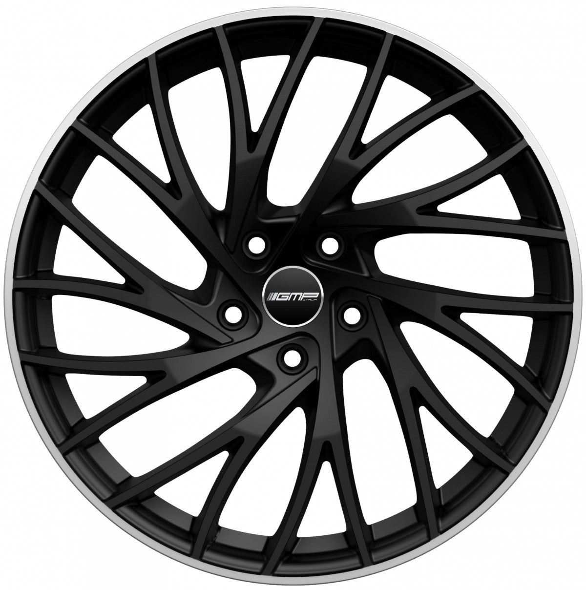 GMP Enigma matt black diamond lip Alufelge 9.5x20 Zoll ET50 LK 5x112 ML75 – Bild 2