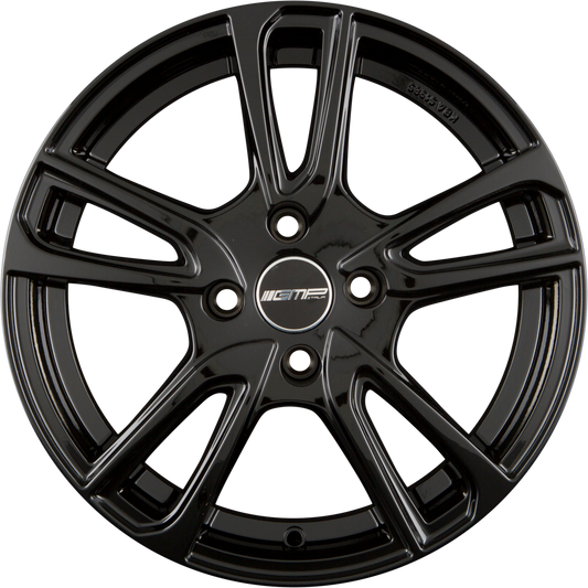 GMP Italia Astral Glossy Black Alufelge 6.5x16 Zoll ET35 LK 5x105 ML73.1
