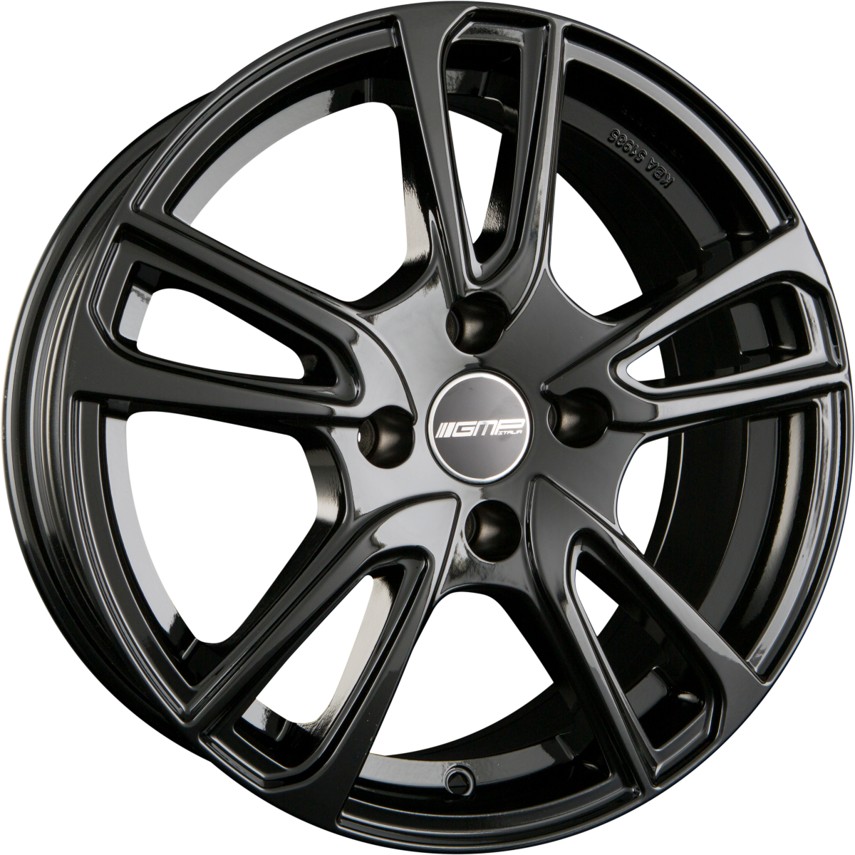 GMP Italia Astral Glossy Black Alufelge 7x17 Zoll ET35 LK 4x98 ML58.1 – Bild 2
