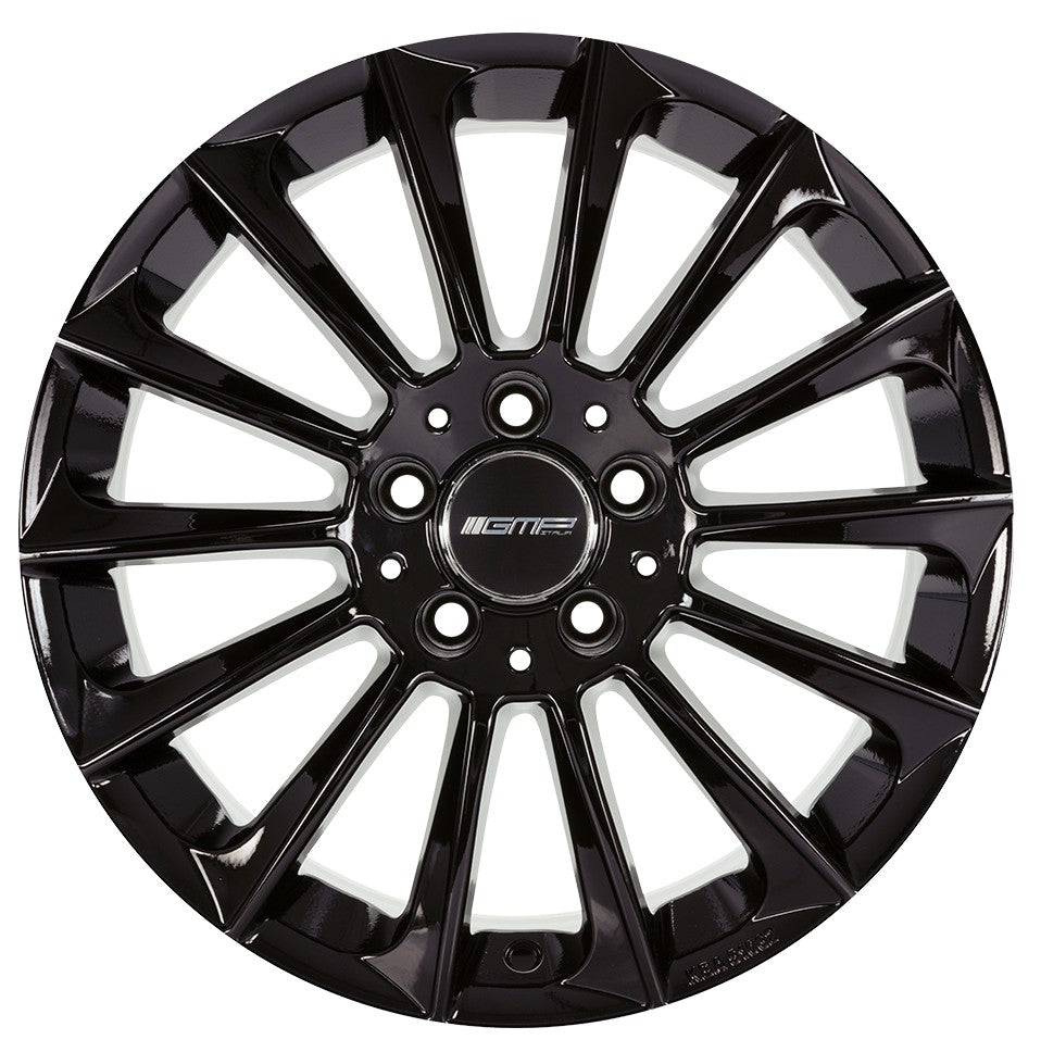 GMP Stellar glossy black Alufelge 10x22 Zoll ET20 LK 5x112 ML66.6 – Bild 2