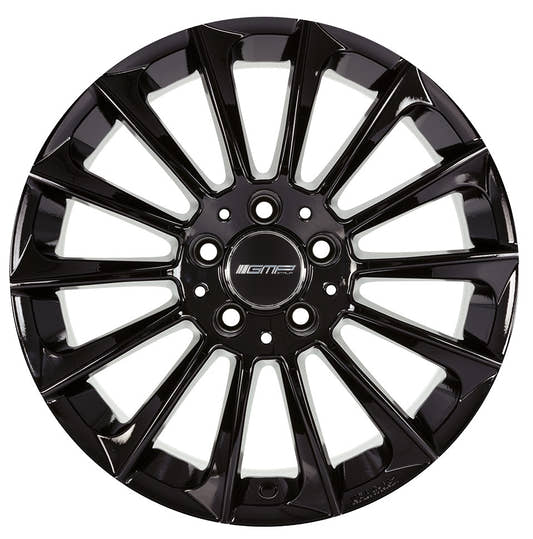 GMP Stellar glossy black Alufelge 9x18 Zoll ET35 LK 5x112 ML66.6 – Bild 2