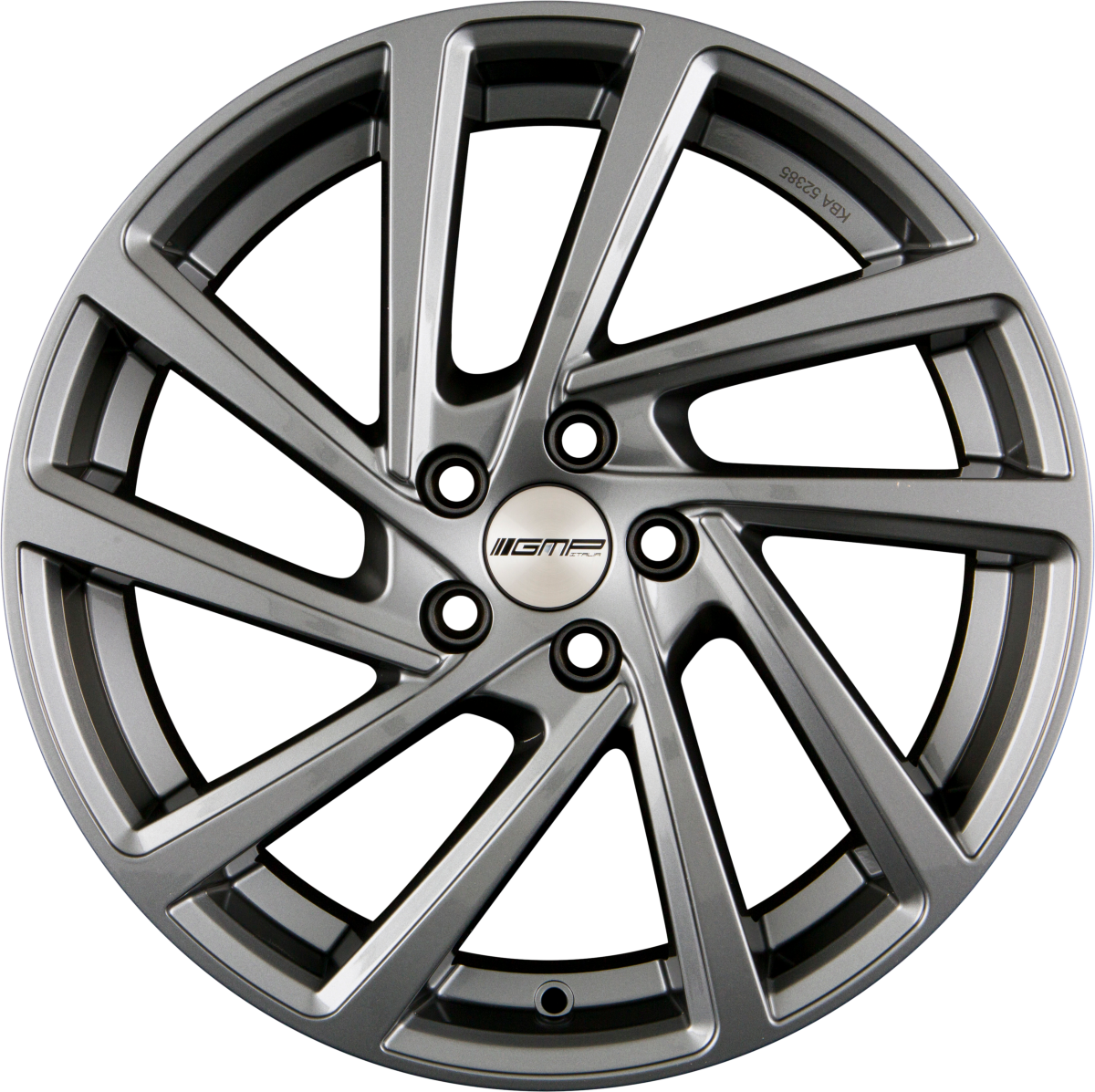 GMP Italia Wonder Glossy Anthracite Alufelge 6.5x16 Zoll ET42 LK 5x100 ML57.1