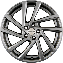 GMP Italia Wonder Glossy Anthracite Alufelge 6.5x16 Zoll ET42 LK 5x100 ML57.1