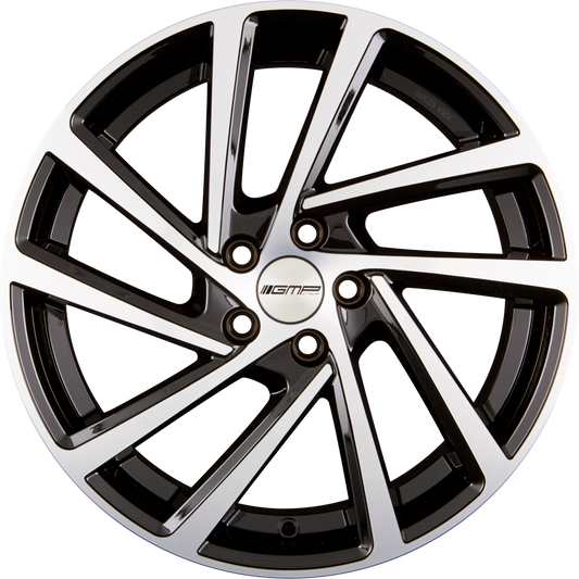 GMP Italia Wonder Black Diamond Alufelge 6.5x16 Zoll ET42 LK 5x100 ML57.1