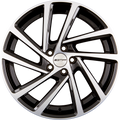 GMP Italia Wonder Black Diamond Alufelge 6.5x16 Zoll ET42 LK 5x100 ML57.1
