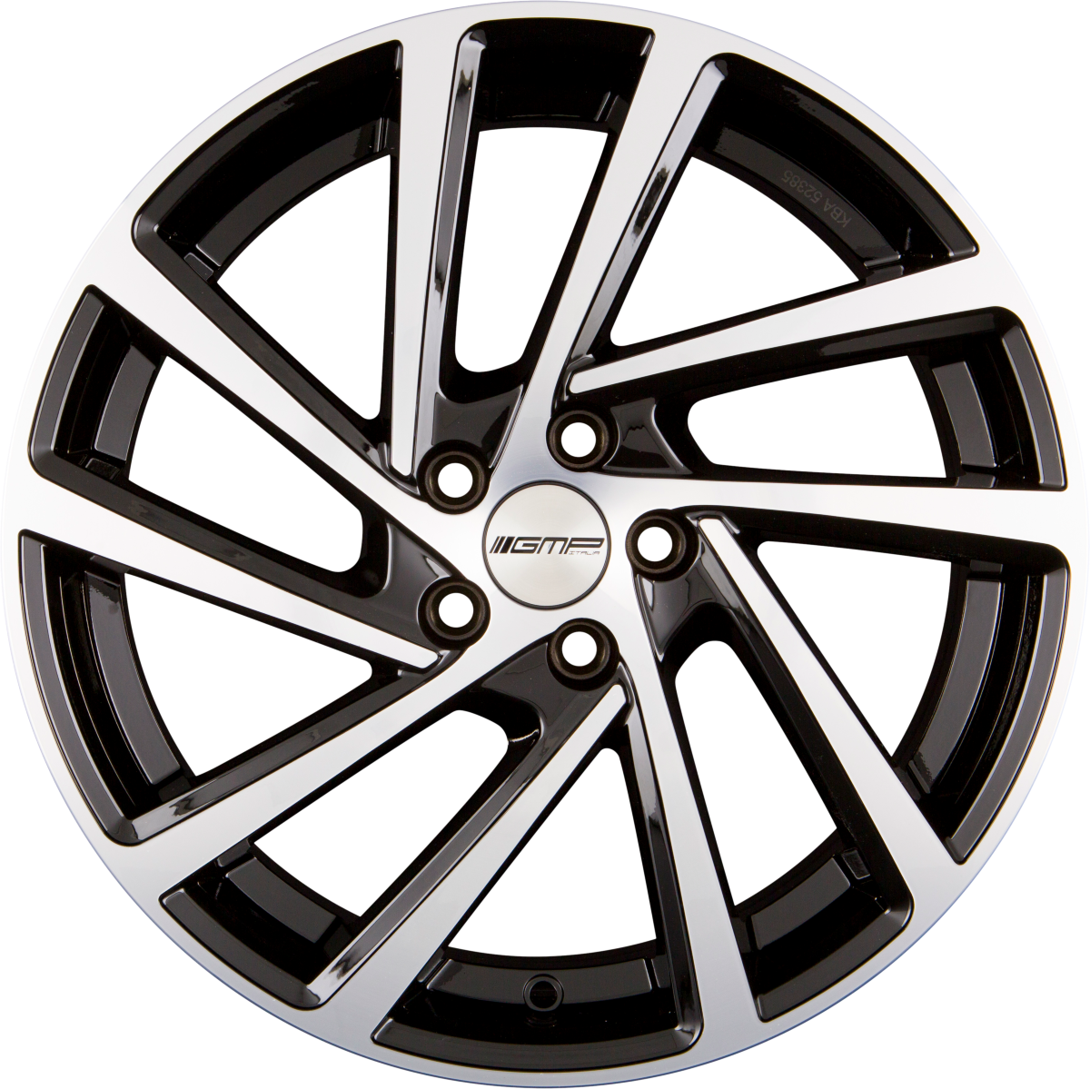 GMP Italia Wonder Black Diamond Alufelge 6.5x16 Zoll ET42 LK 5x100 ML57.1