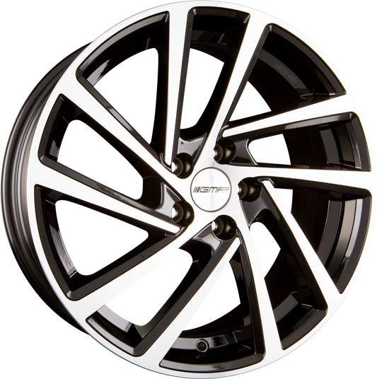 GMP Italia Wonder Black Diamond Alufelge 6.5x16 Zoll ET42 LK 5x100 ML57.1 – Bild 2