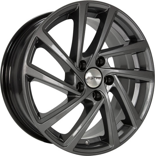 GMP Wonder anthracite Alufelge 7x17 Zoll ET43 LK 5x100 ML57.1