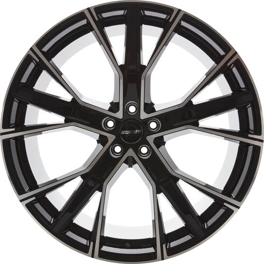 GMP Gunner black diamond Alufelge 10x22 Zoll ET35 LK 5x112 ML66.5 – Bild 2