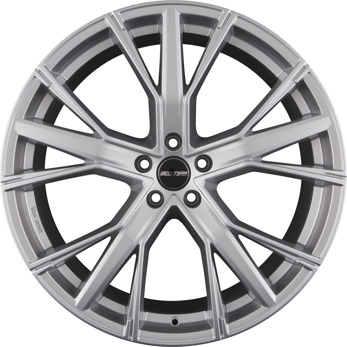 GMP Gunner silver Alufelge 9x20 Zoll ET33 LK 5x112 ML66.5 – Bild 4