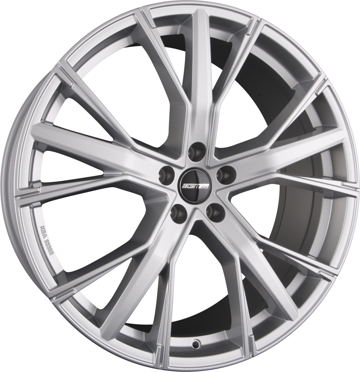 GMP Gunner silver Alufelge 9x21 Zoll ET35 LK 5x112 ML66.5 – Bild 5