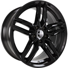 GMP Fasten black glossy Alufelge 8x18 Zoll ET45 LK 5x112 ML66.6