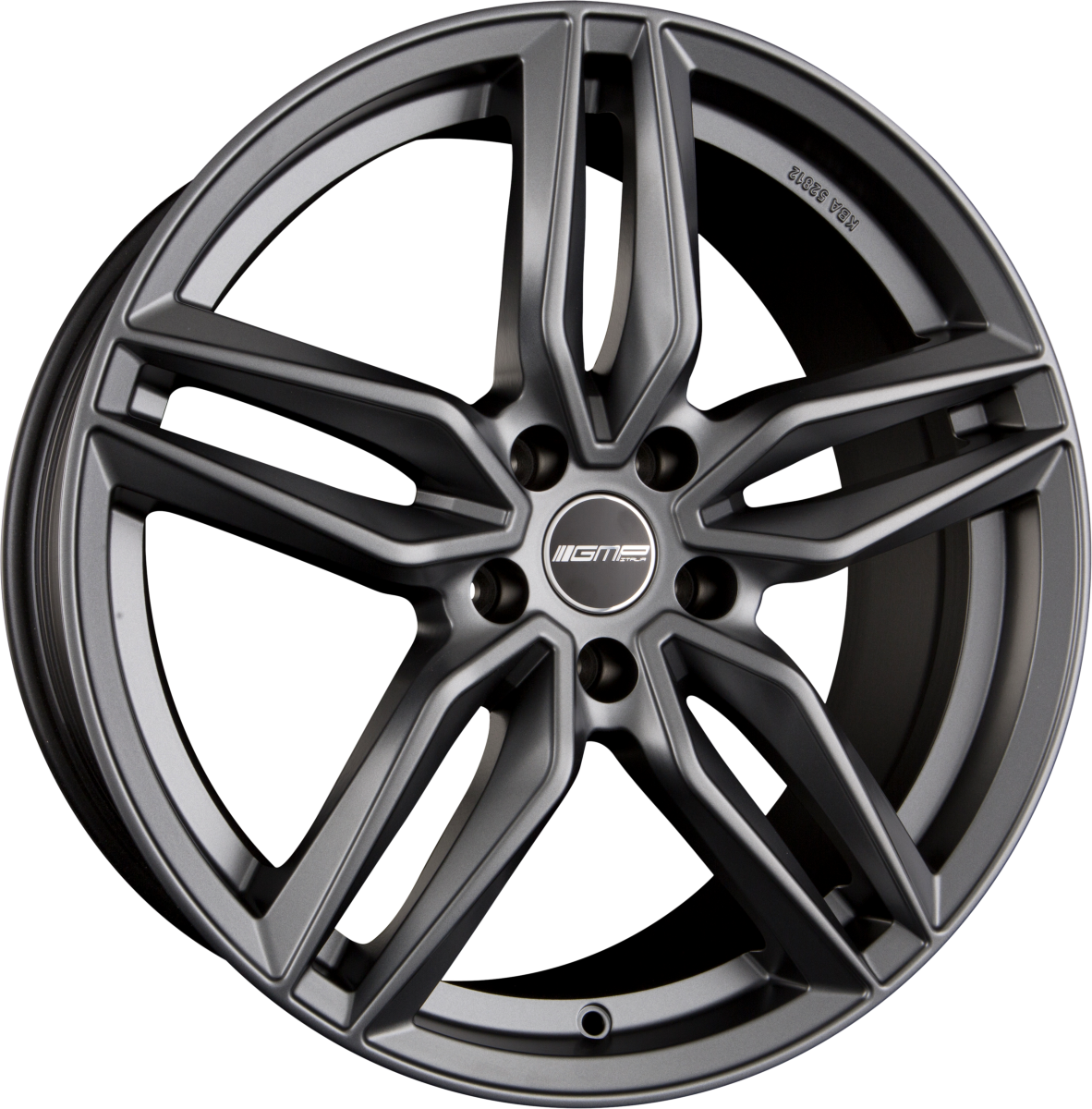 GMP Fasten anthracite matt Alufelge 8x19 Zoll ET45 LK 5x112 ML66.6 – Bild 5