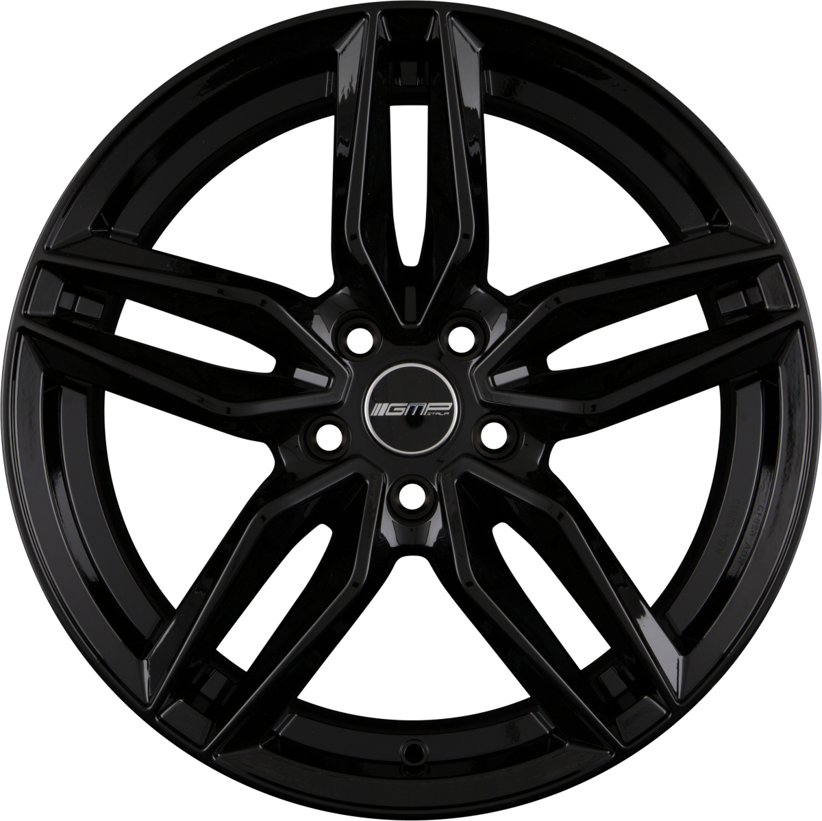 GMP Italia Fasten Glossy Black Alufelge 8x19 Zoll ET45 LK 5x112 ML66.6