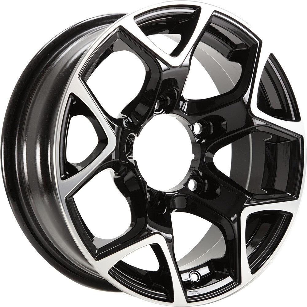 GMP SJ15 black polished Alufelge 5.5x15 Zoll ET5 LK 5x139.7 ML108