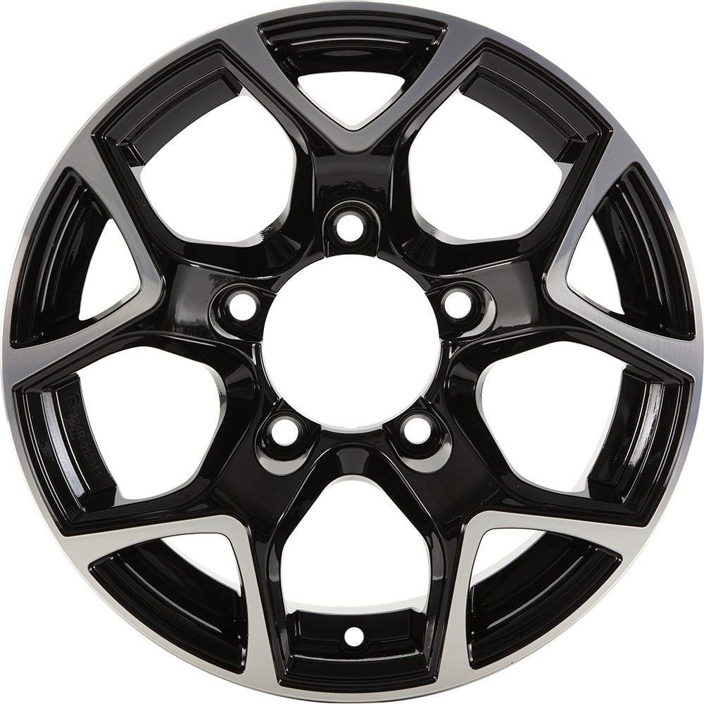 GMP SJ15 black polished Alufelge 5.5x15 Zoll ET5 LK 5x139.7 ML108 – Bild 2