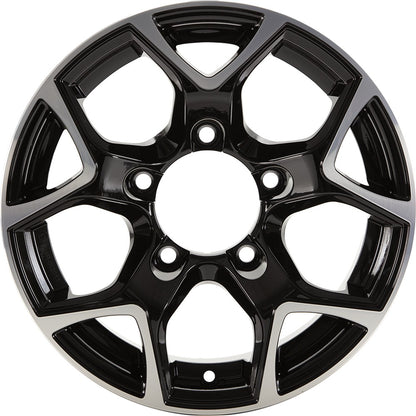 GMP SJ15 black polished Alufelge 5.5x15 Zoll ET5 LK 5x139.7 ML108 – Bild 2