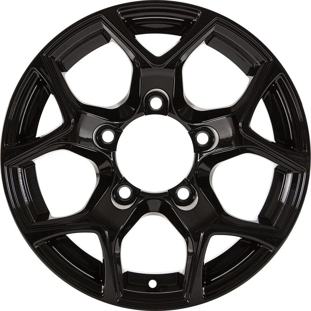 GMP SJ15 black glossy Alufelge 5.5x15 Zoll ET5 LK 5x139.7 ML108 – Bild 2