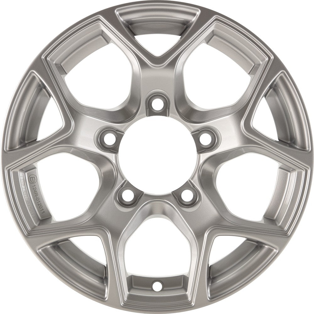 GMP SJ15 silver Alufelge 5.5x15 Zoll ET5 LK 5x139.7 ML108 – Bild 2