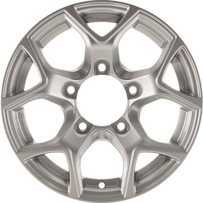 GMP SJ15 silver Alufelge 5.5x15 Zoll ET5 LK 5x139.7 ML108 – Bild 2
