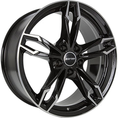 GMP Dea black polished Alufelge 8x19 Zoll ET27 LK 5x112 ML66.6