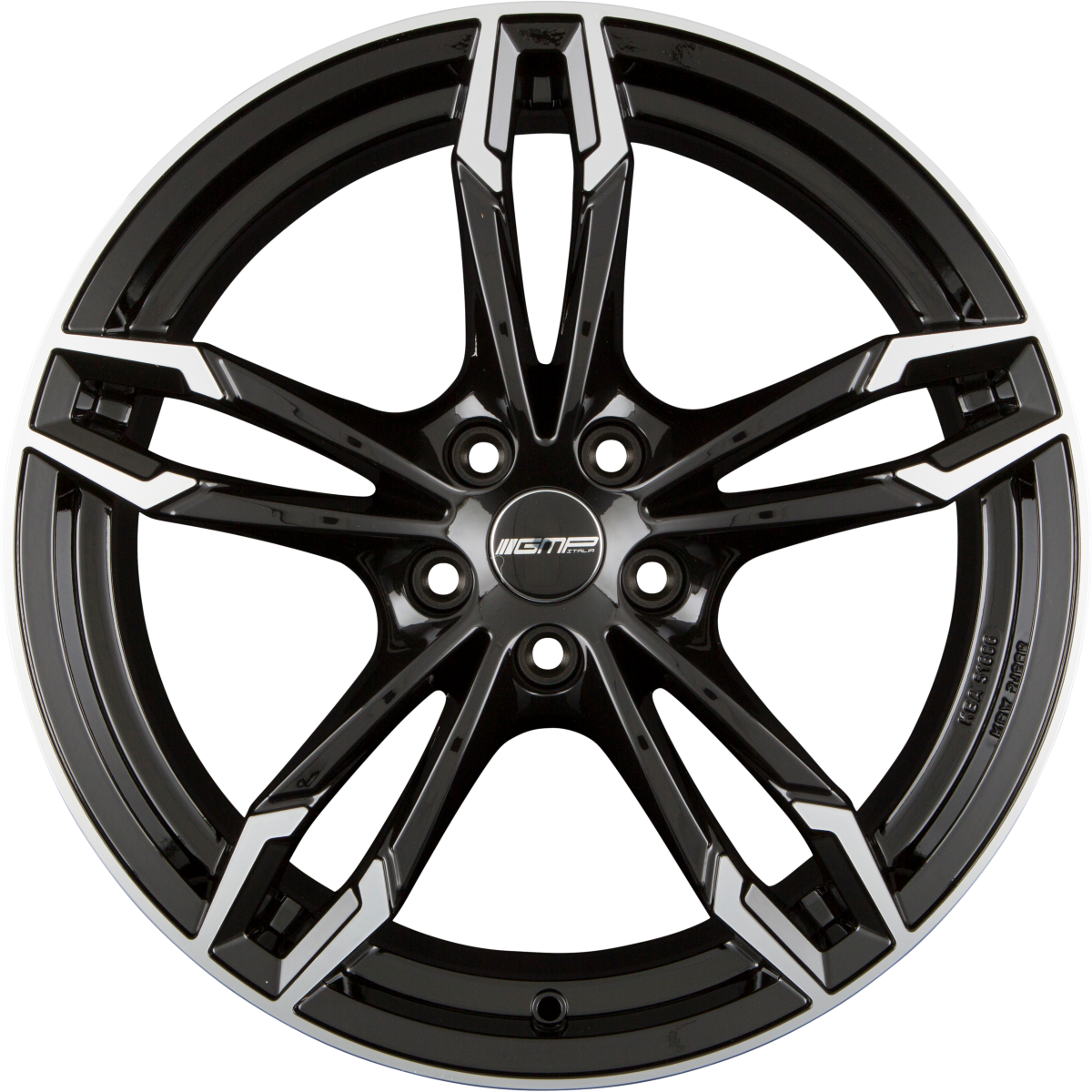 GMP Italia Dea Black Diamond Alufelge 8.5x19 Zoll ET40 LK 5x112 ML66.6