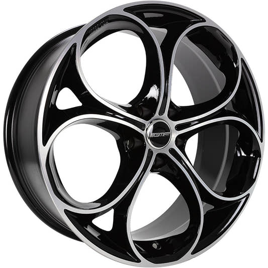 GMP Drake black diamond Alufelge 8x18 Zoll ET33 LK 5x110 ML65.1