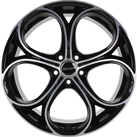 GMP Drake black diamond Alufelge 8x18 Zoll ET33 LK 5x110 ML65.1 – Bild 2