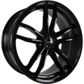 GMP Swan black glossy Alufelge 7.5x17 Zoll ET25 LK 5x112 ML66.6
