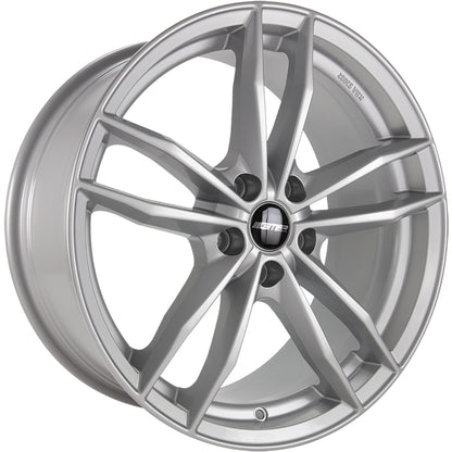 GMP Swan silver Alufelge 8x18 Zoll ET30 LK 5x112 ML66.6