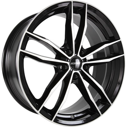 GMP Swan black diamond Alufelge 9x19 Zoll ET40 LK 5x112 ML66.6