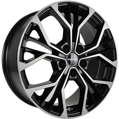 GMP Matisse black diamond Alufelge 7.5x18 Zoll ET45 LK 5x108 ML63.4