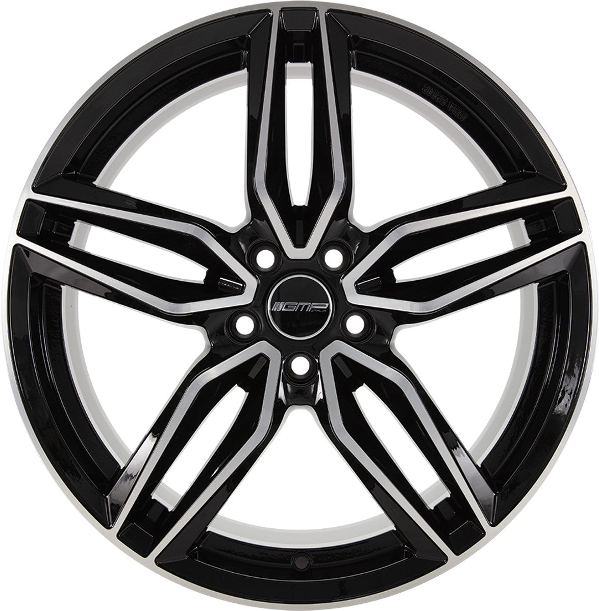 GMP Fasten black diamond Alufelge 8.5x20 Zoll ET45 LK 5x108 ML73.1 – Bild 2