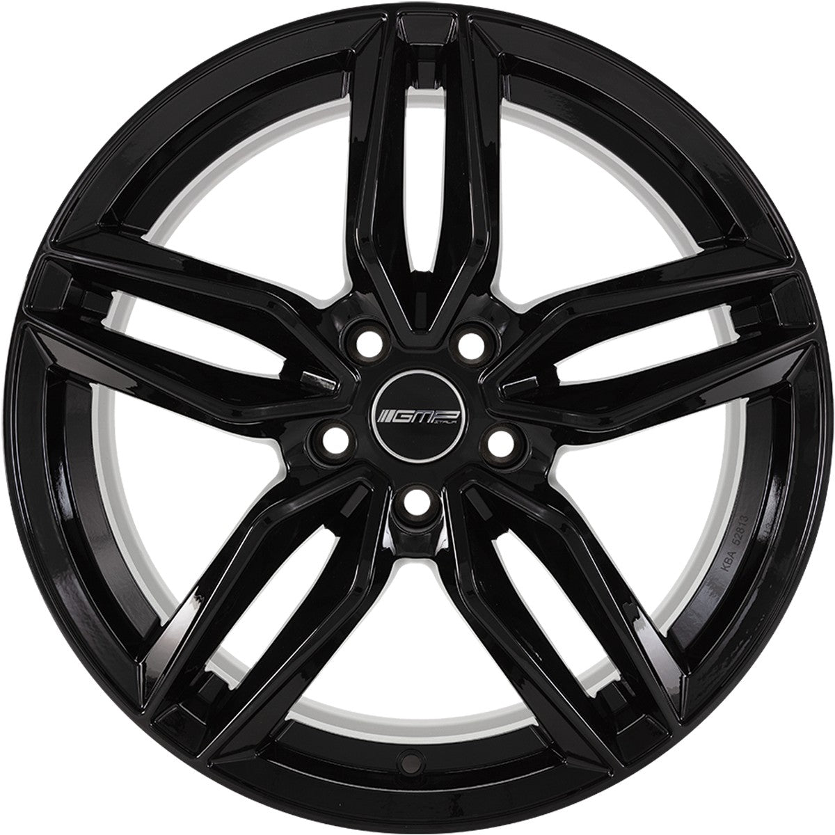 GMP Fasten black glossy Alufelge 8.5x20 Zoll ET37 LK 5x112 ML66.6 – Bild 2