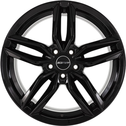 GMP Fasten black glossy Alufelge 8.5x20 Zoll ET37 LK 5x112 ML66.6 – Bild 2