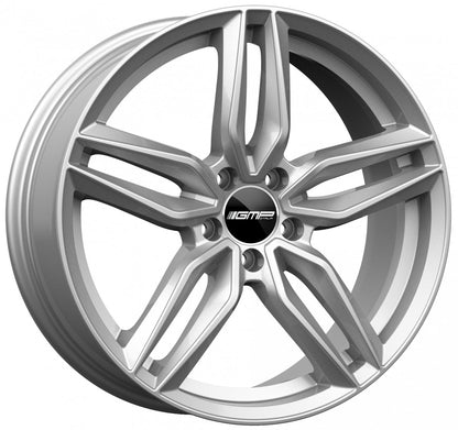 GMP Fasten silver Alufelge 8x19 Zoll ET40 LK 5x114.3 ML73.1