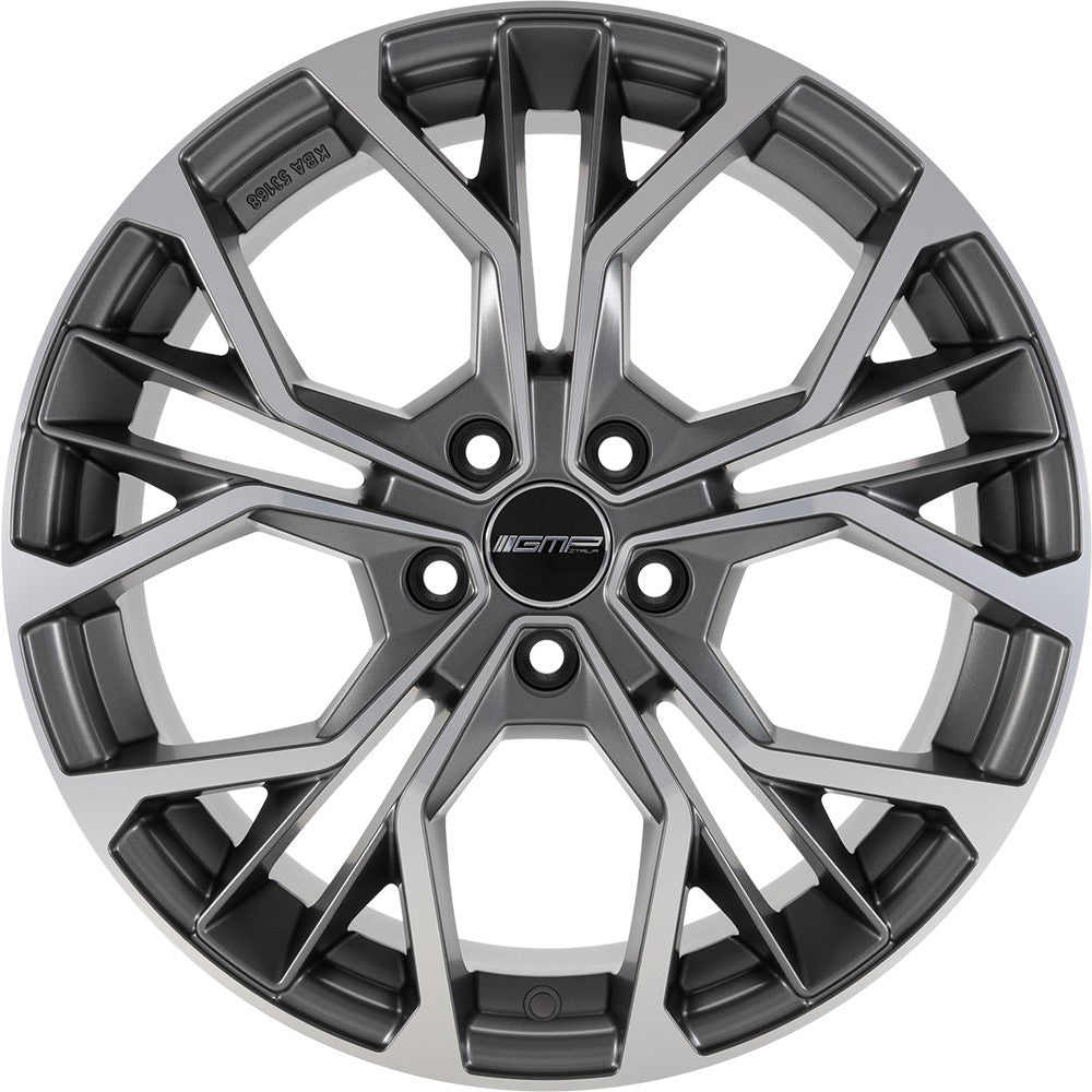 GMP Matisse anthracite matt diamond Alufelge 7.5x19 Zoll ET45 LK 5x108 ML63.4 – Bild 2